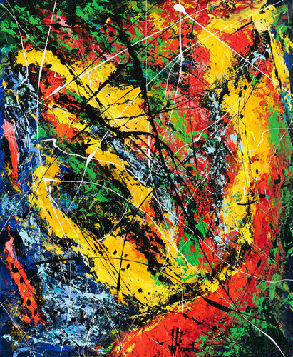 Création abstraite L101 von Jean-Jacques Marie, Malerei kaufen auf Singulart