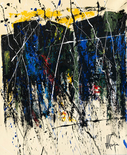 Création abstraite L105 di Jean-Jacques Marie, Pittura in vendita su Singulart