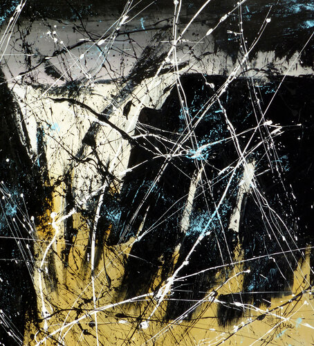 Création abstraite C058 van Jean-Jacques Marie, Schilderij te koop op Singulart