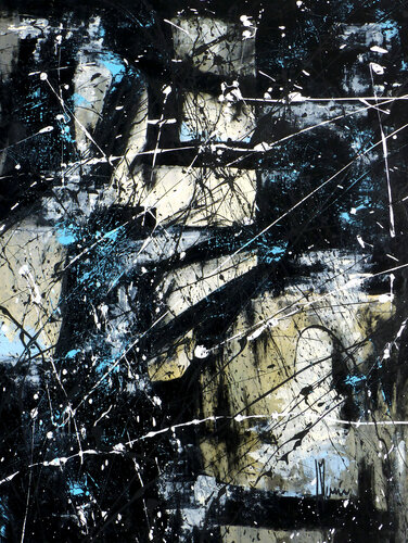 Création abstraite C102 van Jean-Jacques Marie, Schilderij te koop op Singulart