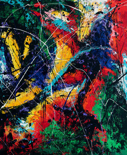 Création abstraite L096 von Jean-Jacques Marie, Malerei kaufen auf Singulart