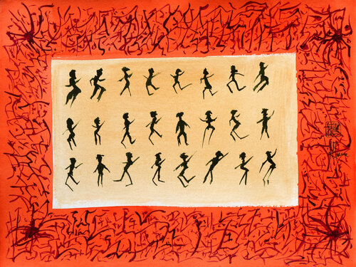 Scriptoglyphes S039 by Jean-Jacques Marie, Work on Paper for Sale on Singulart