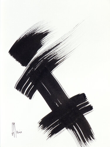 N°2288 - Ligne en tension van Jean-Jacques Marie, Werk op papier te koop op Singulart