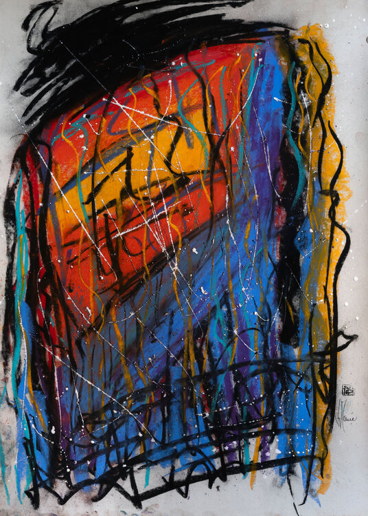 Création abstraite L046 Jean-Jacques Marie