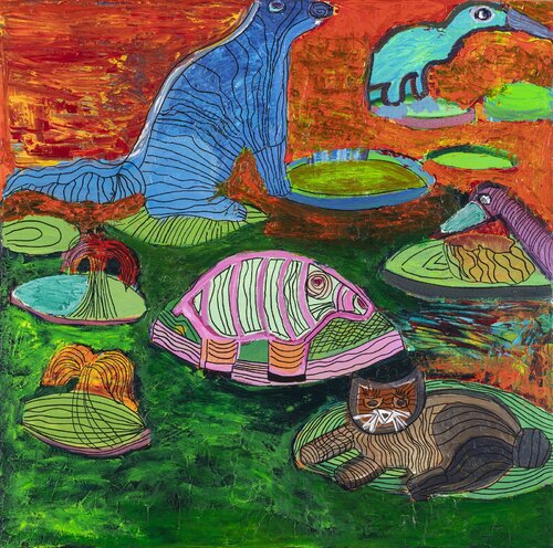 ESTEROS DE LIBERA by Agustina Mazzocco, Painting for Sale on Singulart