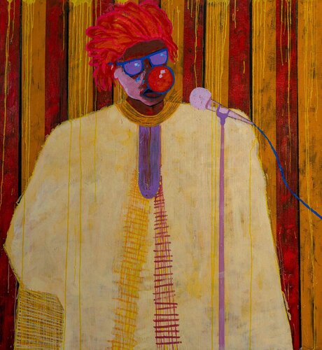 Big Man di Aloaye Norris Adoro, Pittura in vendita su Singulart