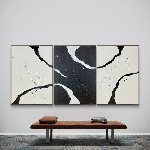 Tríptico B&W by Emanuela Pecchia, Painting for Sale on Singulart