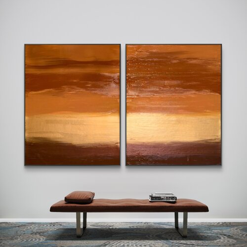 Bronzo (Dittico) by Emanuela Pecchia, Painting for Sale on Singulart