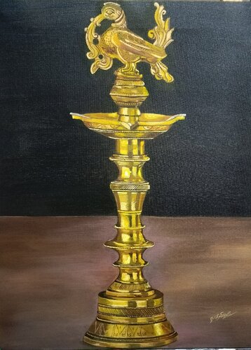 Villaku by Srividhyaa Ravi, 油畫 for Sale on Singulart
