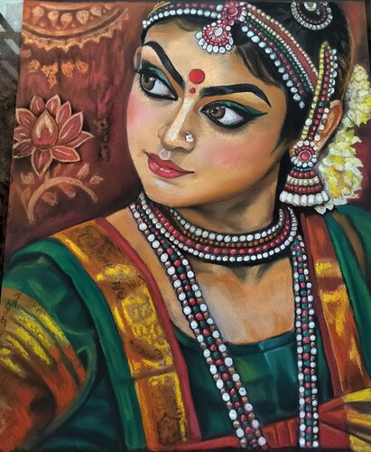 Elegance par Srividhyaa Ravi, Œuvre sur papier en vente sur Singulart