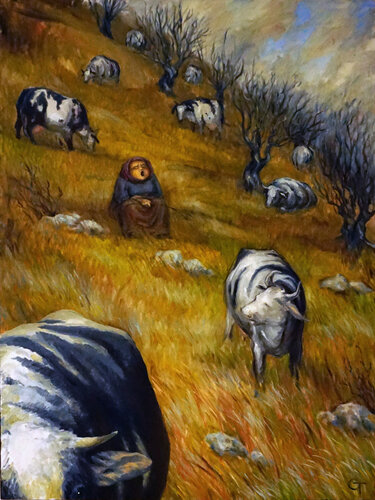 Song of November von Olya Tkachenko, Malerei kaufen auf Singulart