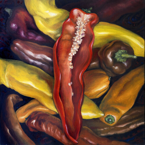 Hot by Olya Tkachenko, Painting for Sale on Singulart