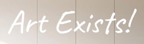 Art Exists! - Act IV (neon wire writing) van Arsen Ale, Andere media te koop op Singulart