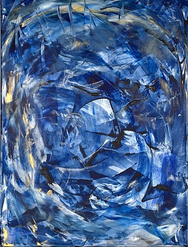 Die Tiefe by Peter Maier, Painting for Sale on Singulart