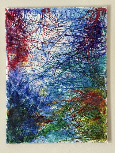 Einfluss durch Linien und Farben by Peter Maier, Painting for Sale on Singulart