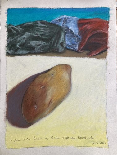 la pomme de terre demande aux licteurs ce pense Epaminondas by Gilles Jacoulet, Work on Paper for Sale on Singulart