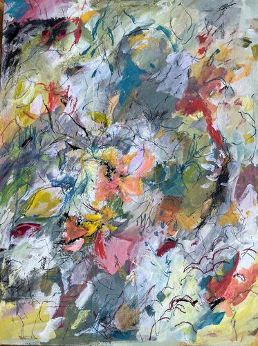 JARDÍN EN MOVIMIENTO de Pepa Pérez-Enciso, Pintura a la venta en Singulart