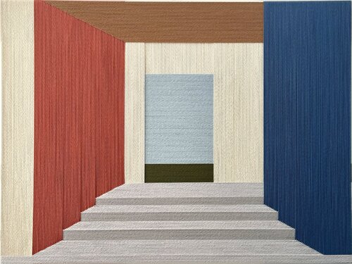 Peaceful Steps von Rosarinho Andrade, Textil kaufen auf Singulart