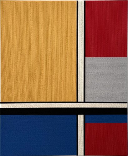 Almost like Mondrian de Rosarinho Andrade, Téxtil a la venta en Singulart