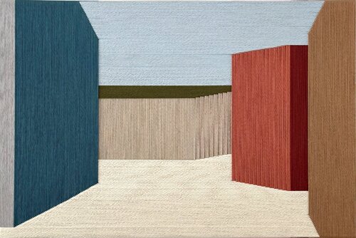 Behind the Wall von Rosarinho Andrade, Textil kaufen auf Singulart