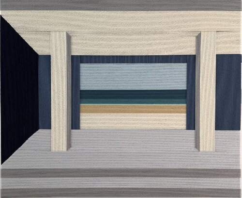 Room with a View van Rosarinho Andrade, Textiel te koop op Singulart