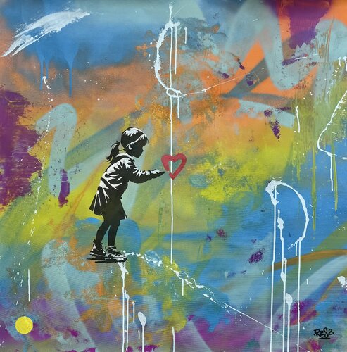She’s a rebel par Alessandro Chindamo, Peinture en vente sur Singulart