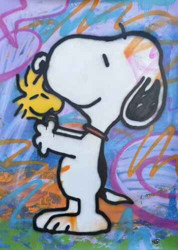 Original snoopy de Alessandro Chindamo, Pintura a la venta en Singulart