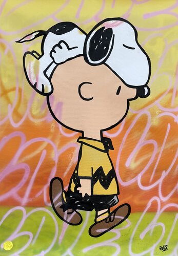 Charlie and Snoopy von Alessandro Chindamo, Malerei kaufen auf Singulart