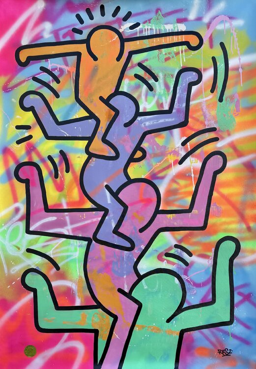 Art and Feel / Res2 vs Keith Haring Alessandro Chindamo