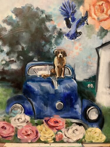 Hood Ornament von Denise Livingstone, Malerei kaufen auf Singulart