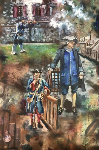 At the Fortress Louisburg von Denise Livingstone, Malerei kaufen auf Singulart