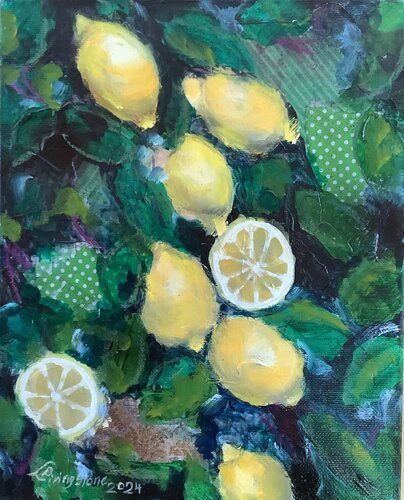 Gotta Love a Lemon von Denise Livingstone, Malerei kaufen auf Singulart