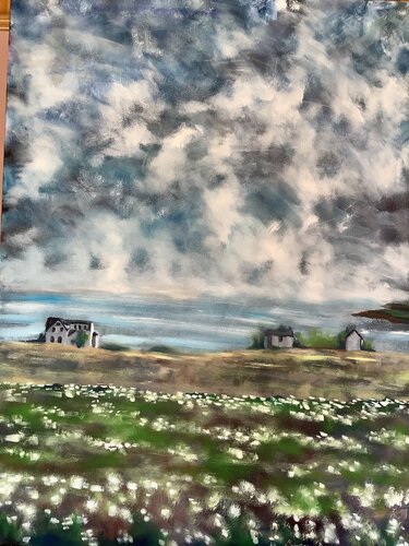 Dreams of Eternity by Denise Livingstone, Painting for Sale on Singulart