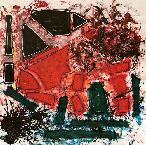 and meanwhile, in Gaza... de Lucien Krasinski, Pintura a la venta en Singulart