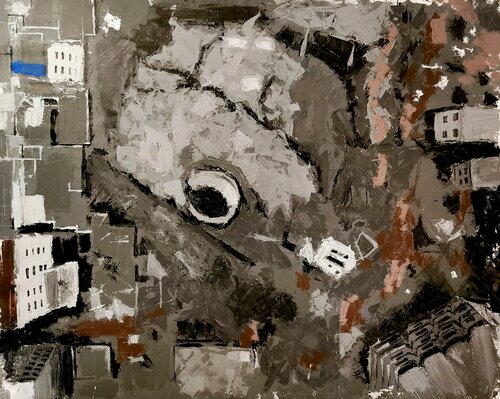 Gaza all in de Lucien Krasinski, Pintura a la venta en Singulart