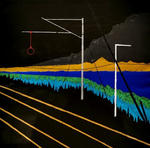 sweet imperfection (what choice do you make?_2 / quadriptych) de Lucien Krasinski, Pintura a la venta en Singulart
