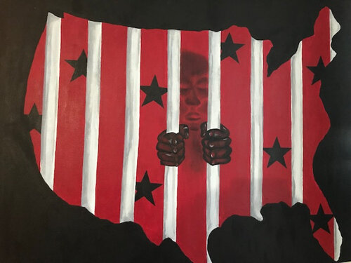 IncarcerNation di Denise Estelle Brown, Pittura in vendita su Singulart