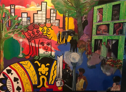 King of Spades di Denise Estelle Brown, Pittura in vendita su Singulart