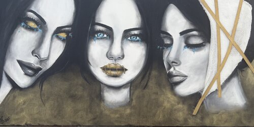 The Silent Witnesses di Beáta Fekete-Vincze, Pittura in vendita su Singulart