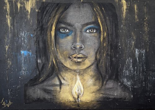 Beneath the Surface by Beáta Fekete-Vincze, Painting for Sale on Singulart