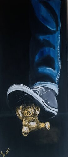 Inner Child - Under Foot van Beáta Fekete-Vincze, Schilderij te koop op Singulart