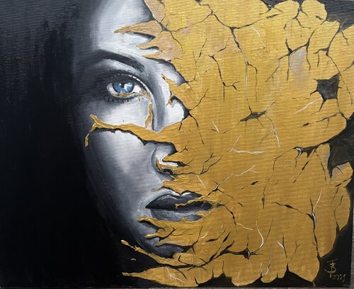 Cracks of Truth von Beáta Fekete-Vincze, Malerei kaufen auf Singulart