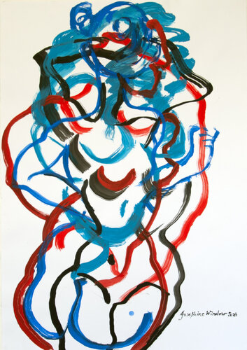 Curvaceousness 3 de Josephine Window, Pintura a la venta en Singulart