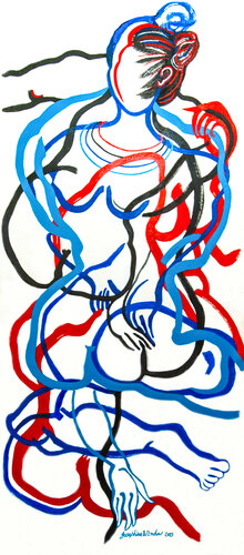 Curvaceousness 2 de Josephine Window, Pintura a la venta en Singulart