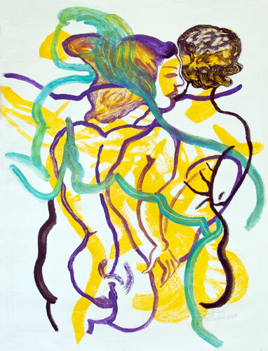 Curvaceousness 1 par Josephine Window, Peinture en vente sur Singulart