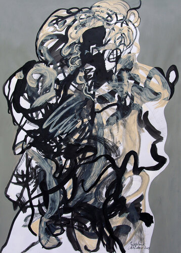 Ink Brush Drawing 6 by Josephine Window, デッサン for Sale on Singulart