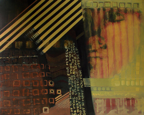 Time Trace van Loredana Gaina, Schilderij te koop op Singulart