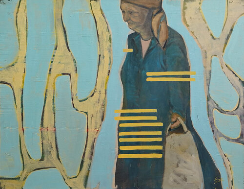 Carrying Time par Loredana Gaina, Peinture en vente sur Singulart