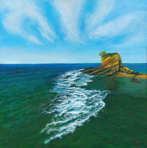 Neptuno Nino Santander par Maire Gaffney, Peinture en vente sur Singulart