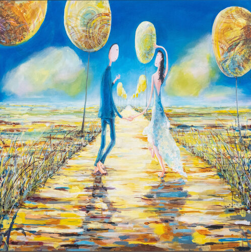 A Shared Path ( Wspólna droga) von Andrzej Tylkowski, Malerei kaufen auf Singulart